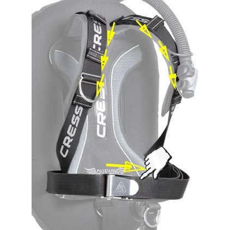 Cressi Aquawing Plus Back Inflation BCD | Cressi Diving Gear Canada.