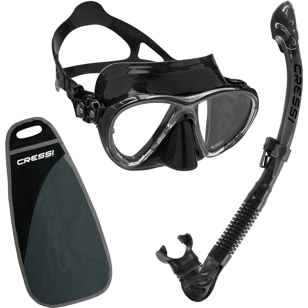 Cressi Big Eyes Evolution & Alpha Ultra Dry Snorkeling Combo | Cressi Diving Gear Canada.
