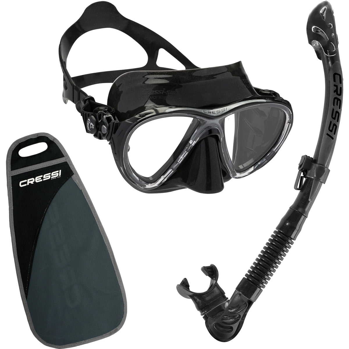 Cressi Big Eyes Evolution & Alpha Ultra Dry Snorkeling Combo | Cressi Diving Gear Canada.