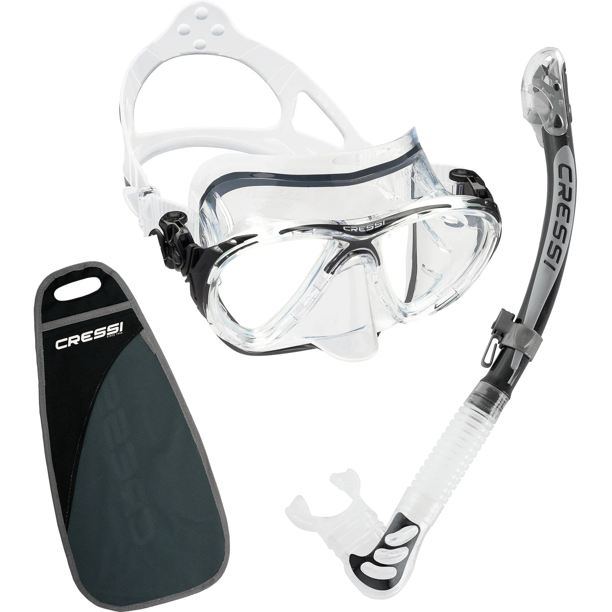 Cressi Big Eyes Evolution & Alpha Ultra Dry Snorkeling Combo | Cressi Diving Gear Canada.