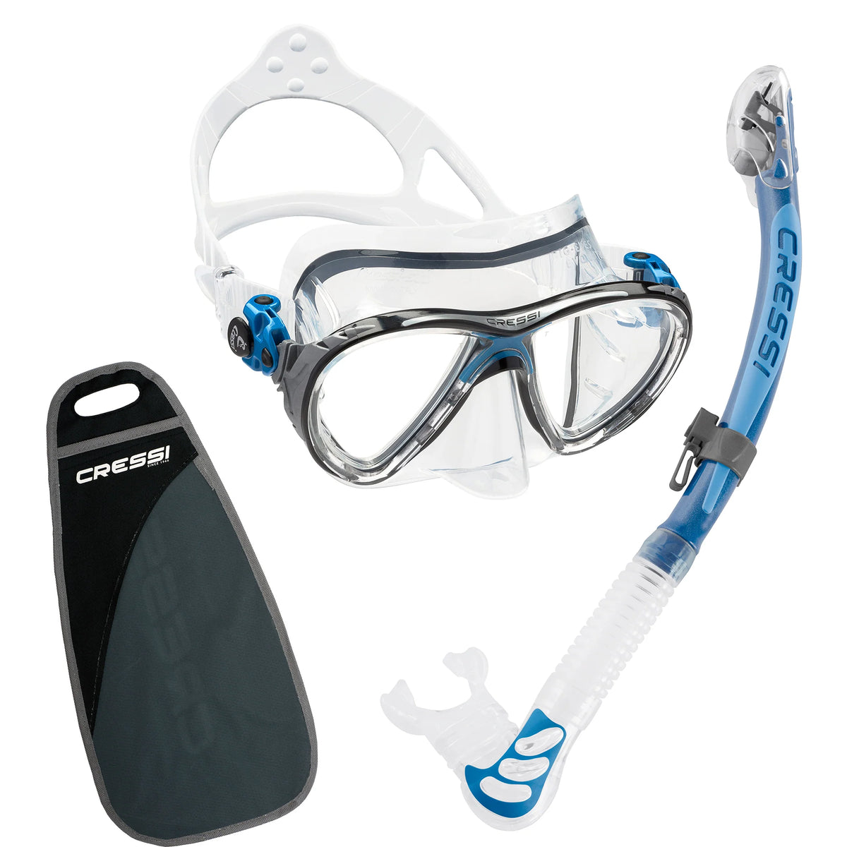 Cressi Big Eyes Evolution & Alpha Ultra Dry Snorkeling Combo | Cressi Diving Gear Canada.