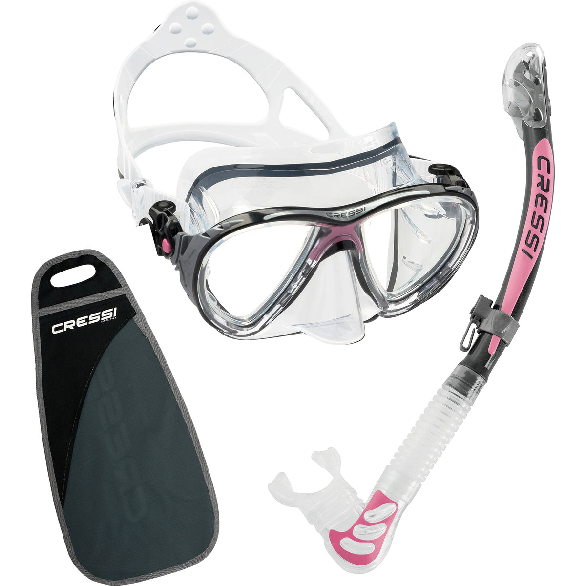 Cressi Big Eyes Evolution & Alpha Ultra Dry Snorkeling Combo | Cressi Diving Gear Canada.
