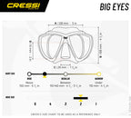 Cressi Big Eyes Dive Mask | Cressi Diving Gear Canada.