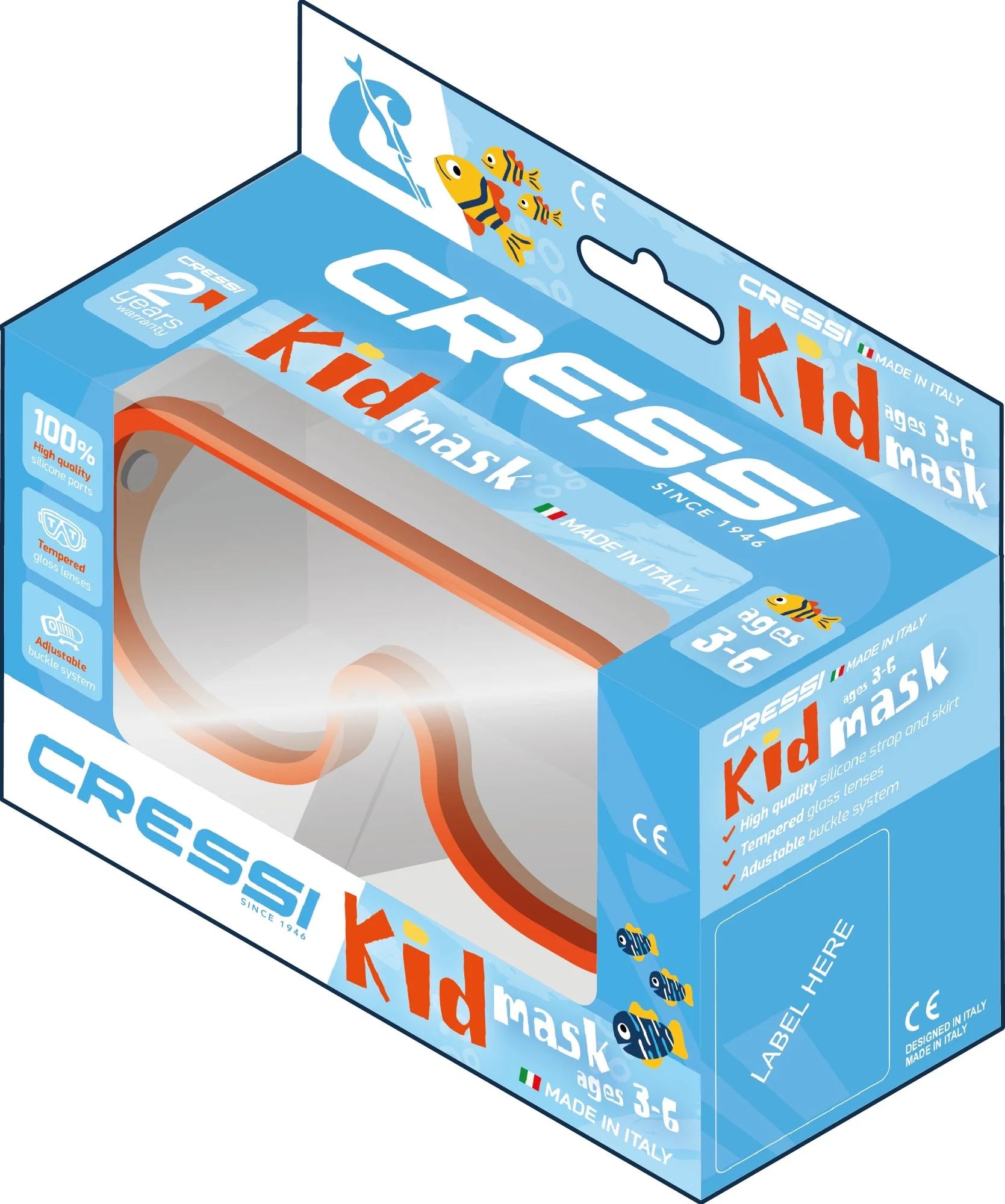 Cressi Piumetta Kid's Mask | Cressi Diving Gear Canada.