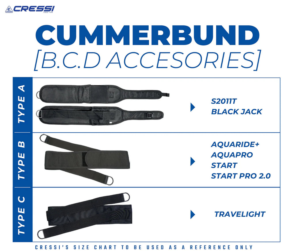 Cressi Cummerbund Type B Supportive strap | Cressi Diving Gear Canada.