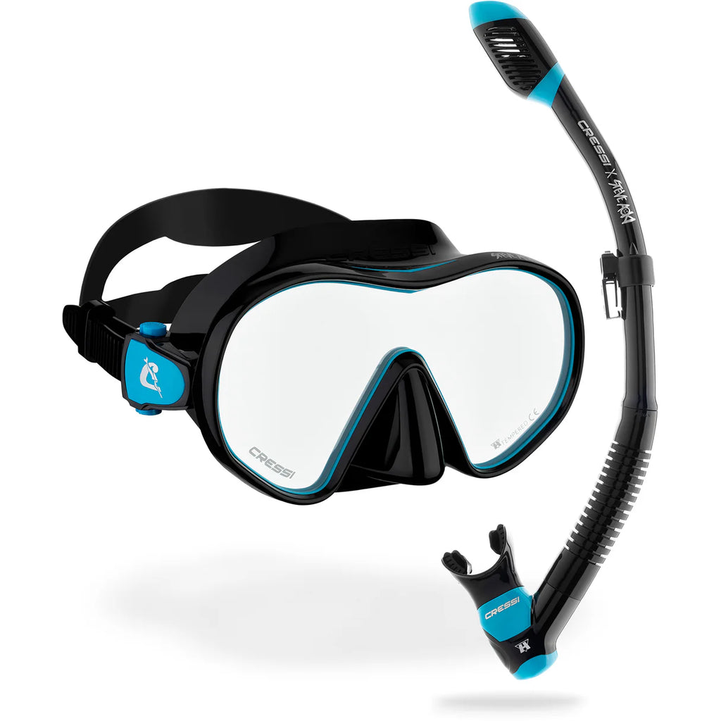 Cressi x Steve Aoki HiroQuest Limited Edition Mask & Snorkel Set | Cressi Diving Gear Canada.