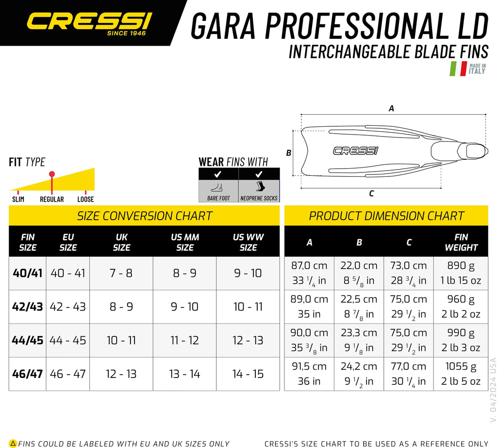 Cressi Gara Professional Set 3.0 | Cressi Diving Gear Canada.
