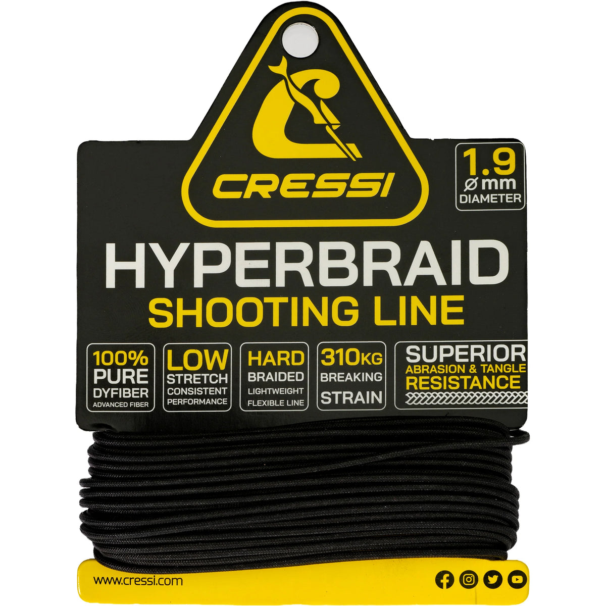 Cressi Dyneema Hyper Braid Line 1.9mm | Cressi Diving Gear Canada.