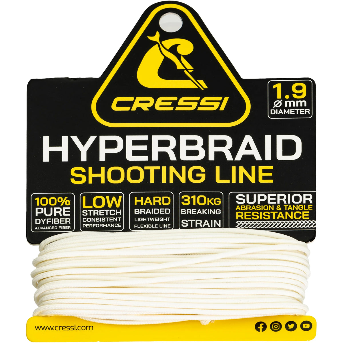 Cressi Dyneema Hyper Braid Line 1.9mm | Cressi Diving Gear Canada.