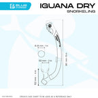 Cressi guana Dry Snorkel | Cressi Diving Gear Canada.