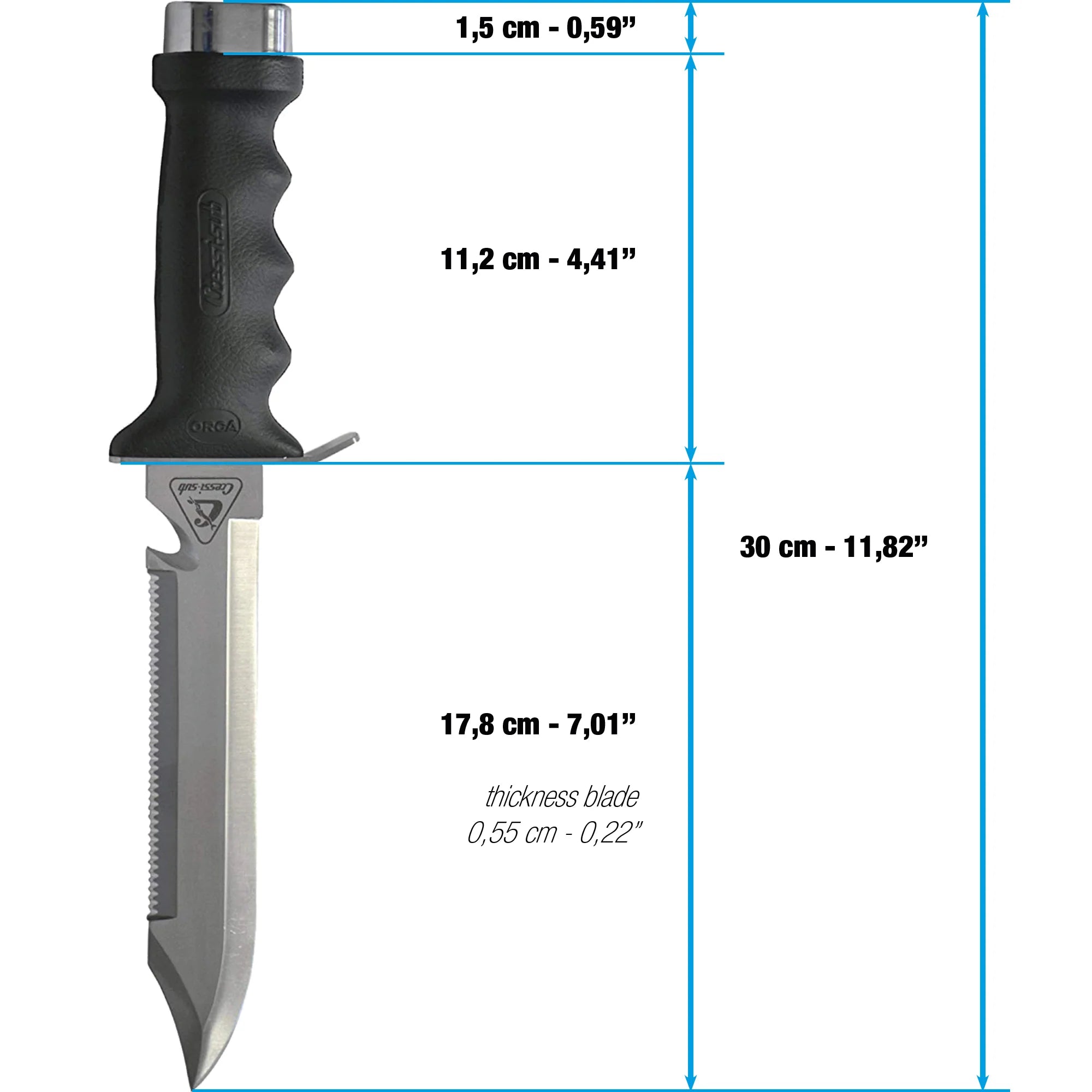 Cressi Orca Knife | Cressi Diving Gear Canada.