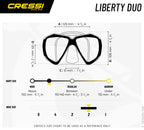 Cressi Liberty Duo Dive Mask | Cressi Diving Gear Canada.