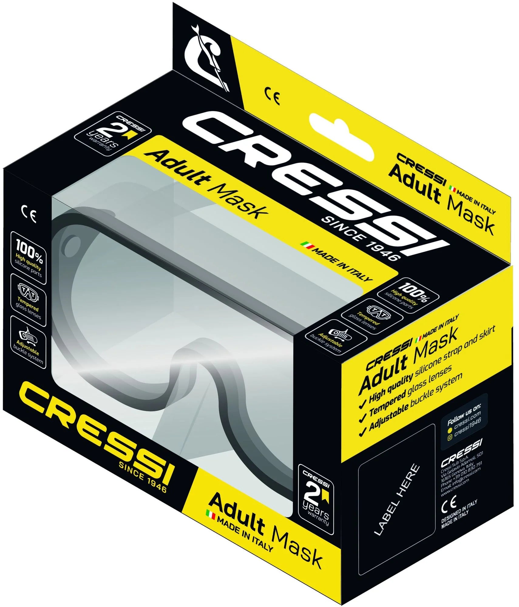 Cressi Onda Snorkelling Mask | Cressi Diving Gear Canada.