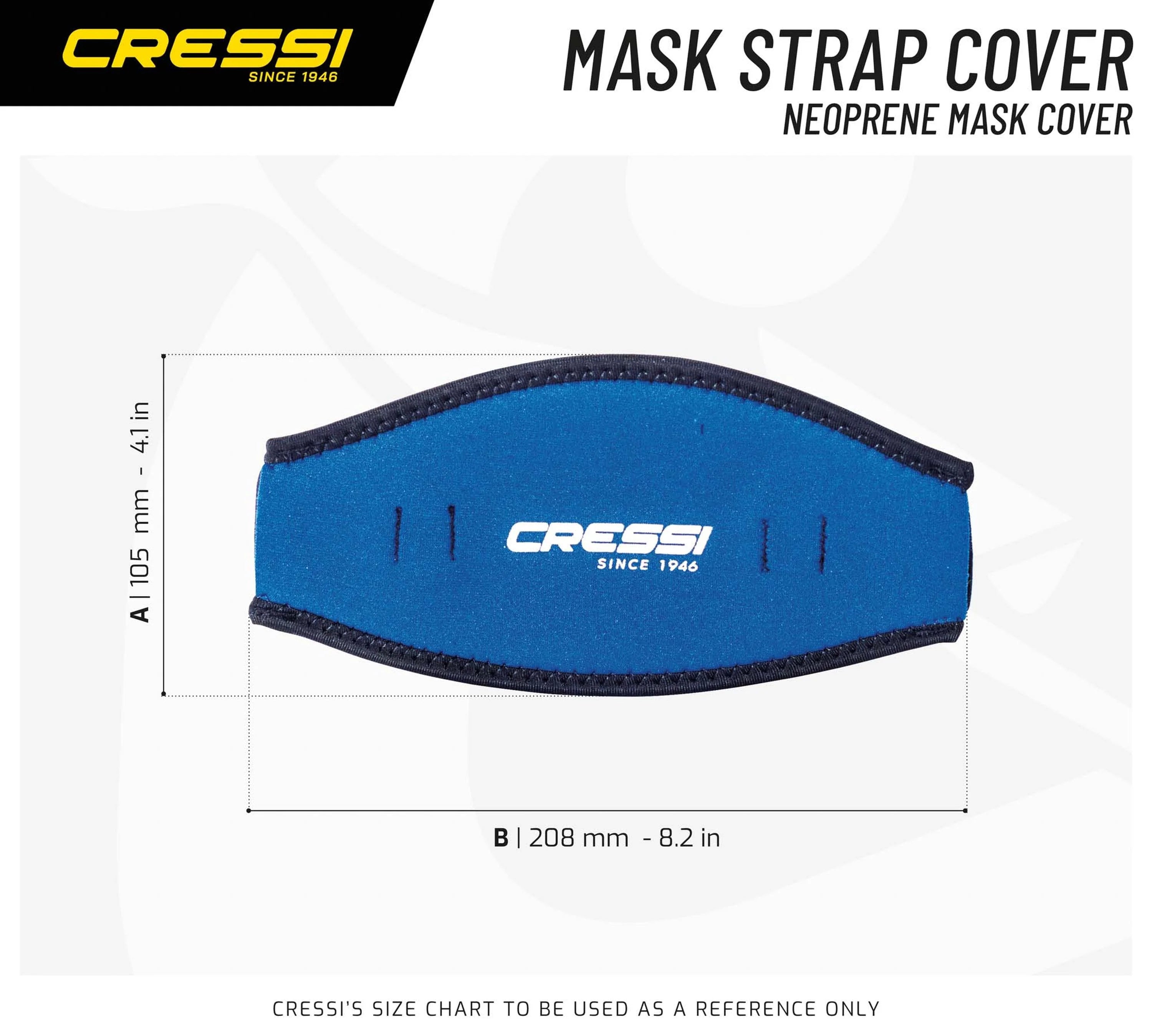 Cressi Neoprene Mask Strap Cover | Cressi Diving Gear Canada.