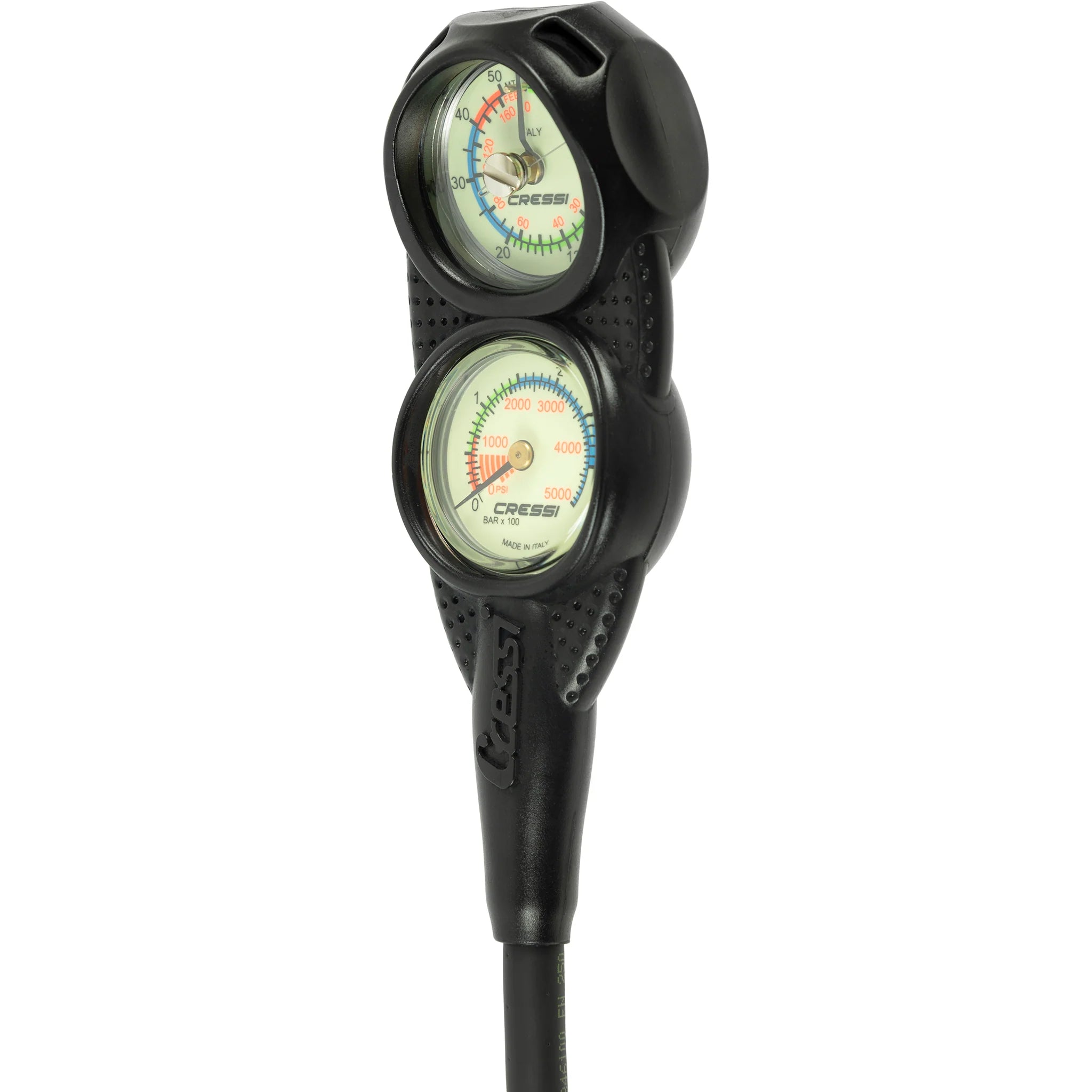 Cressi MiniConsole 2 Gauge Global Fluo Imperial | Cressi Diving Gear Canada.