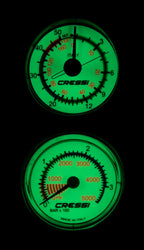 Cressi MiniConsole 2 Gauge Global Fluo Imperial | Cressi Diving Gear Canada.