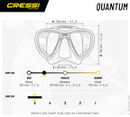 Cressi Quantum Dive Mask | Cressi Diving Gear Canada.