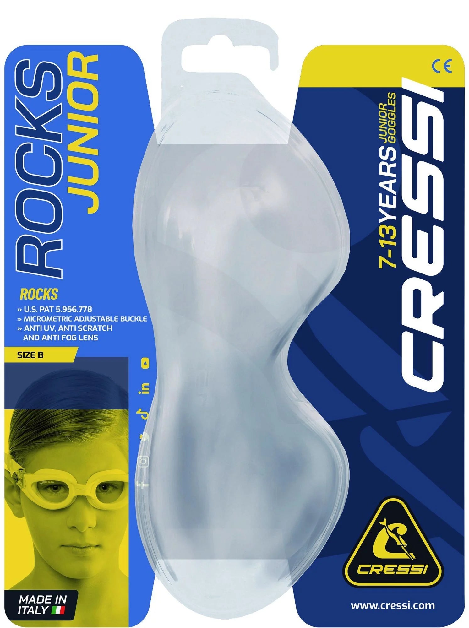 Cressi Rocks Kid's Goggles | Cressi Diving Gear Canada.