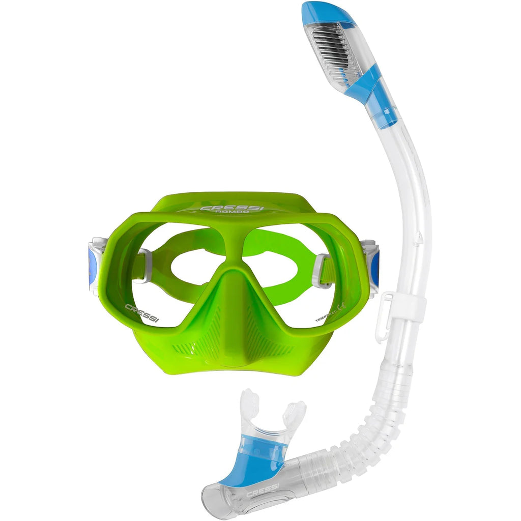 Cressi Rombo Mask & Mini Dry Snorkel Kid's Package | Cressi Diving Gear Canada.