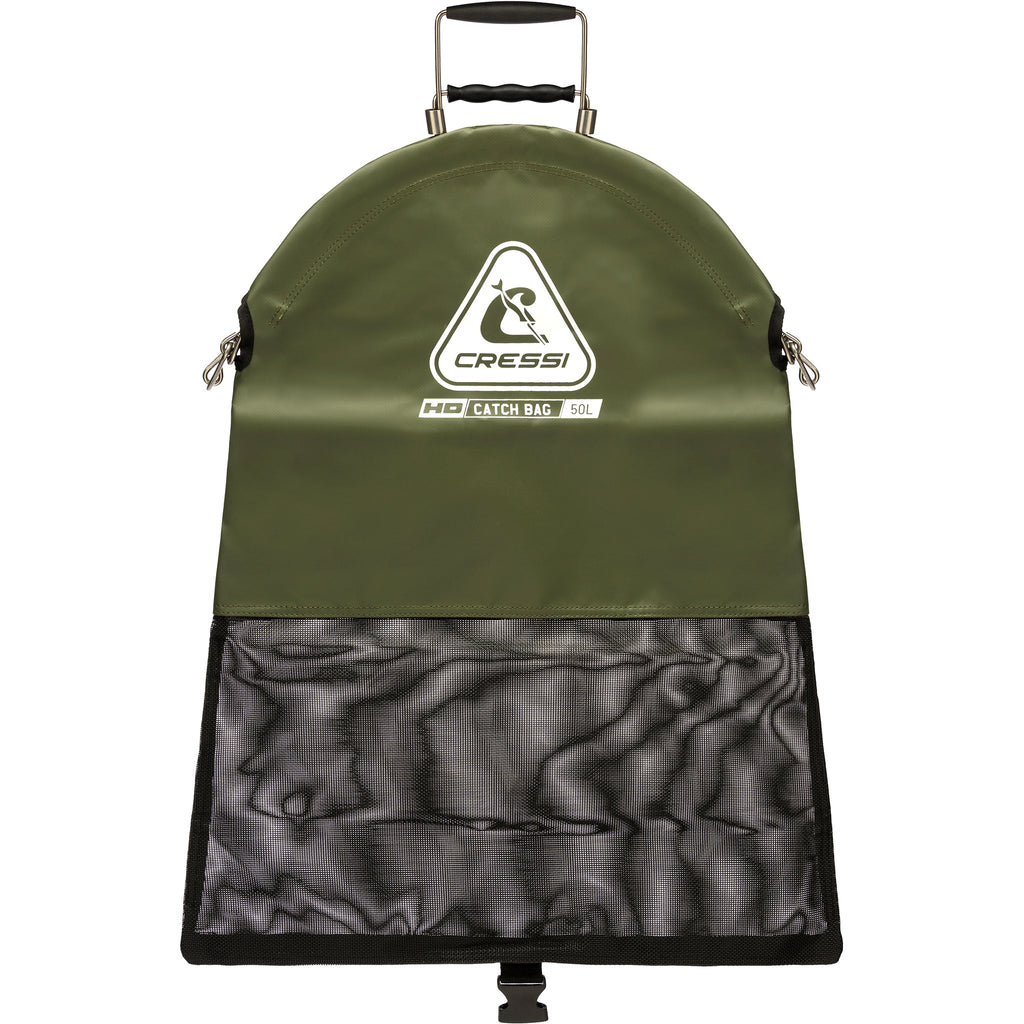 Cressi Heavy Duty One Handed Catch Bag With Zipper 50L | Cressi Diving Gear Canada.