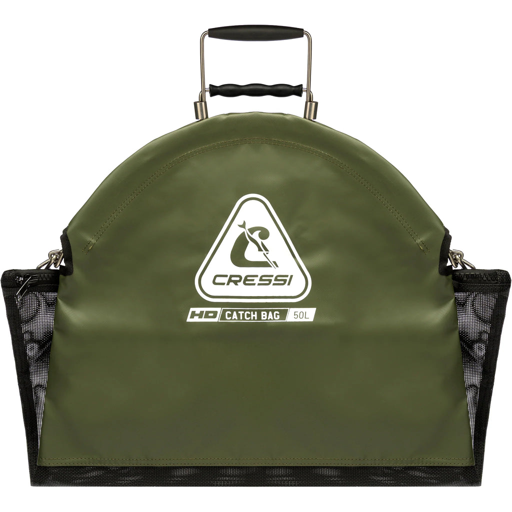 Cressi Heavy Duty One Handed Catch Bag With Zipper 50L | Cressi Diving Gear Canada.