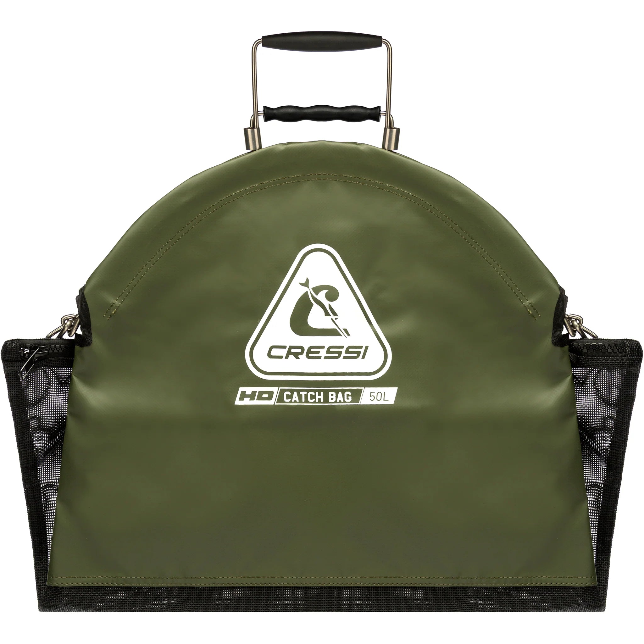 Cressi Heavy Duty One Handed Catch Bag With Zipper 50L | Cressi Diving Gear Canada.