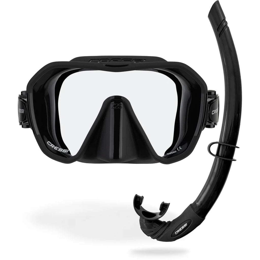 Cressi Z2S & Corsica Free Mask & Snorkel Set | Cressi Diving Gear Canada.