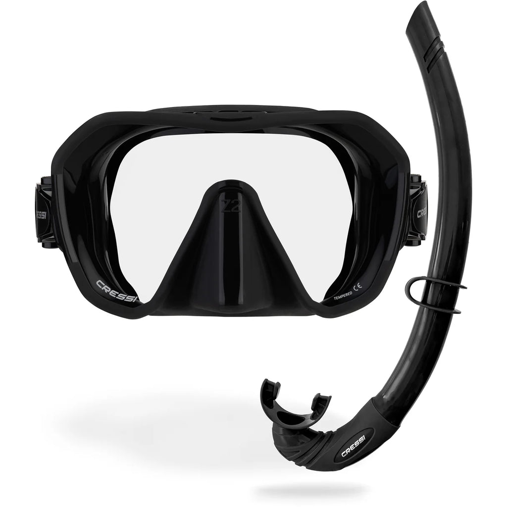 Cressi Z2 & Corsica Free Mask & Snorkel Set | Cressi Diving Gear Canada.