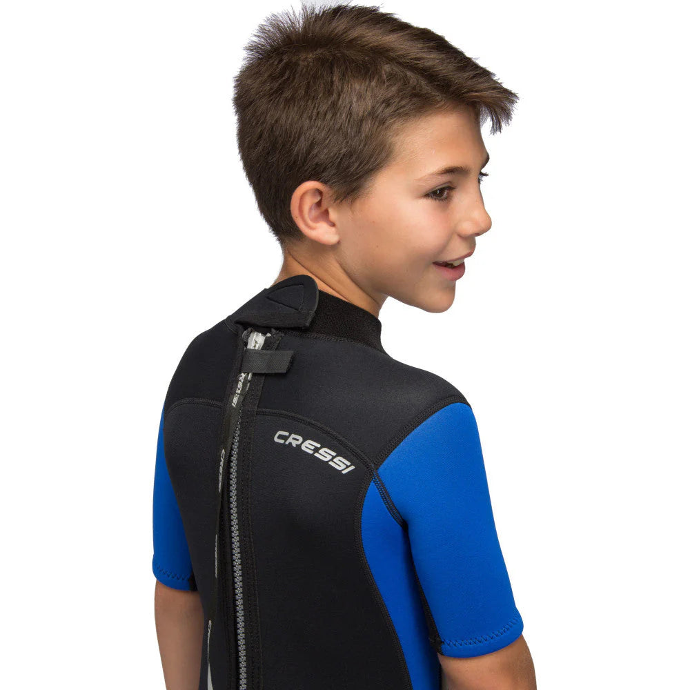 Cressi 2.5mm Med X Shorty Junior Wetsuit Blue