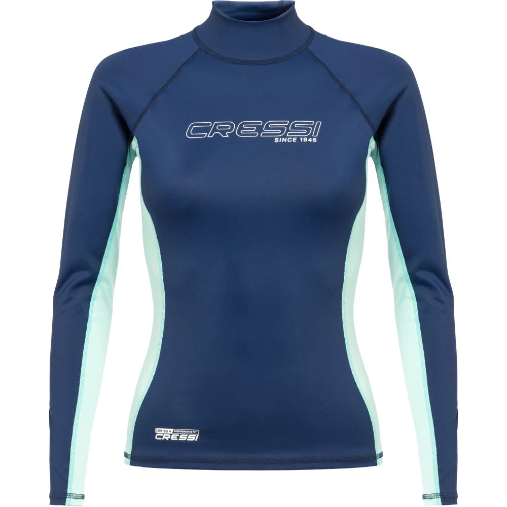 Cressi Fit Cut Long Sleeve Women's Rash Guards | Cressi Diving Gear Canada.