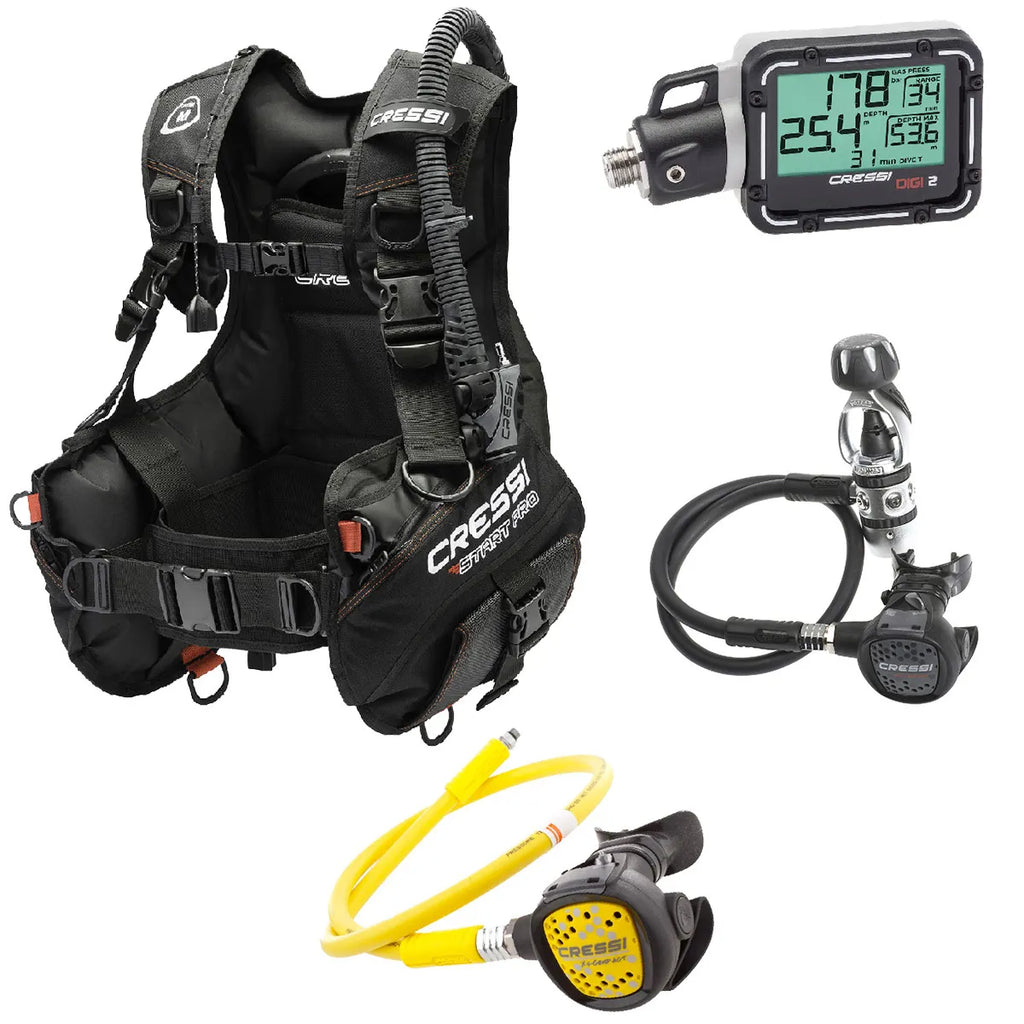 Cressi Start-ER Pro Scuba Package with Digi 2 | Cressi Diving Gear Canada.