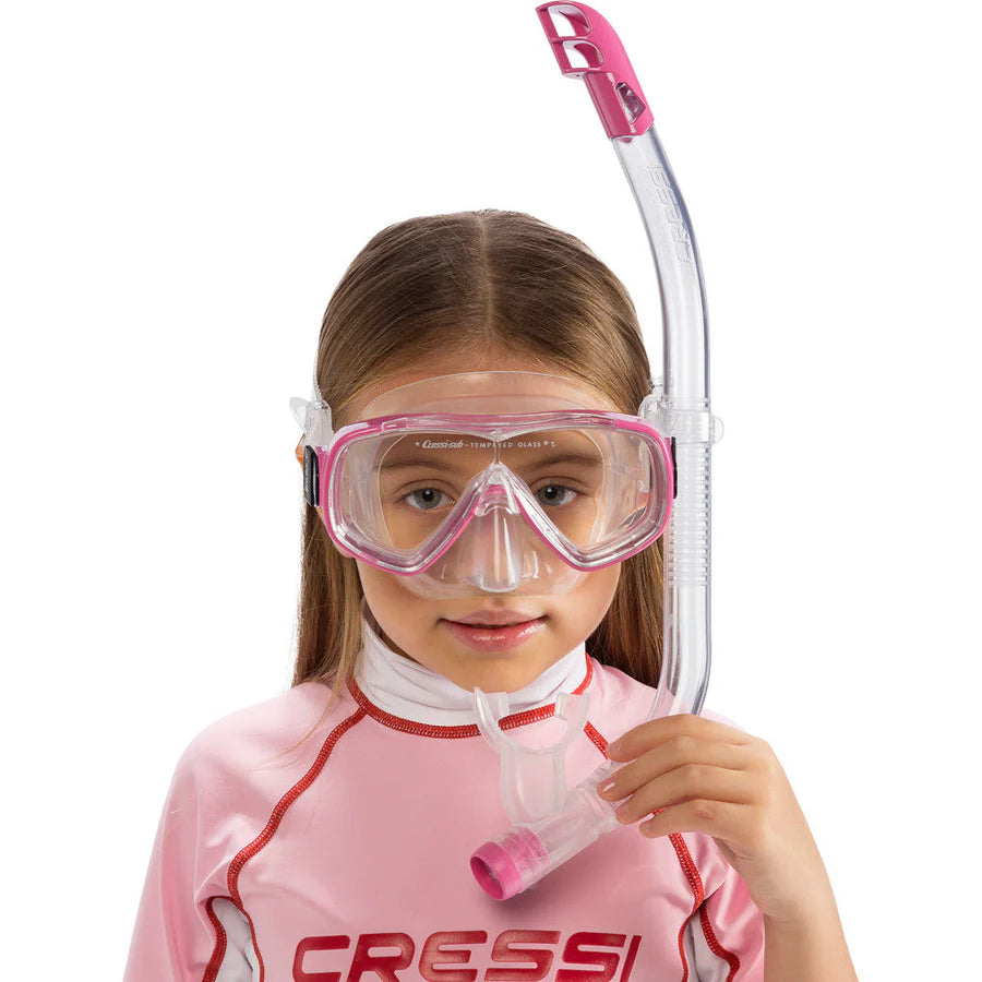 Cressi Ondina Kid's Mask Top Jr Snorkel Package | Cressi Diving Gear Canada.
