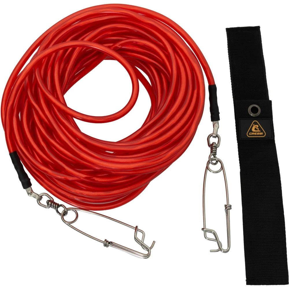 Cressi Elite Float Line with Snap Clips