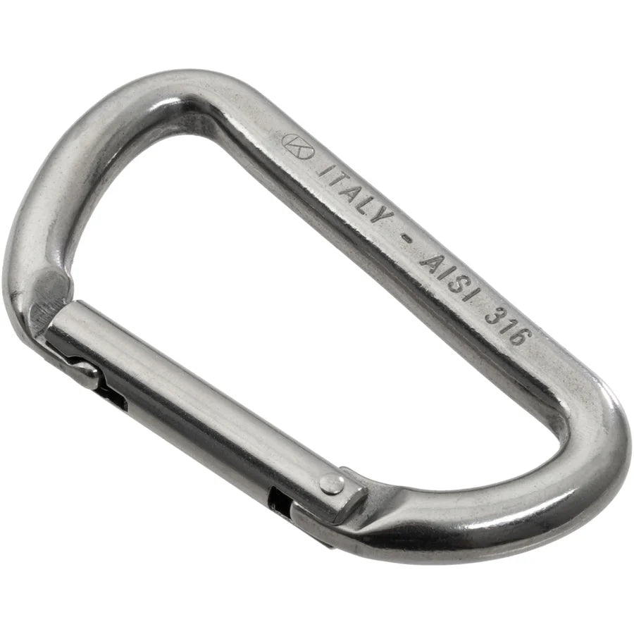 Cressi Carabiner Asymmetric Inox 316 | Cressi Diving Gear Canada.