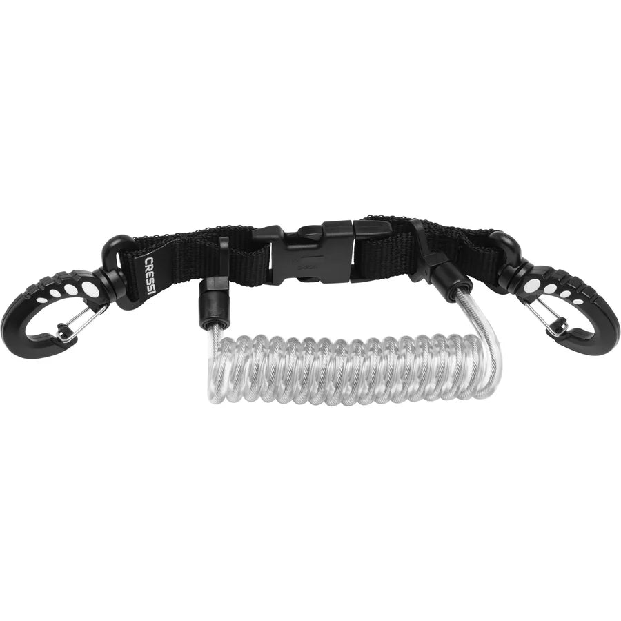 Cressi Spiral Lanyard with Clip Snap | Cressi Diving Gear Canada.