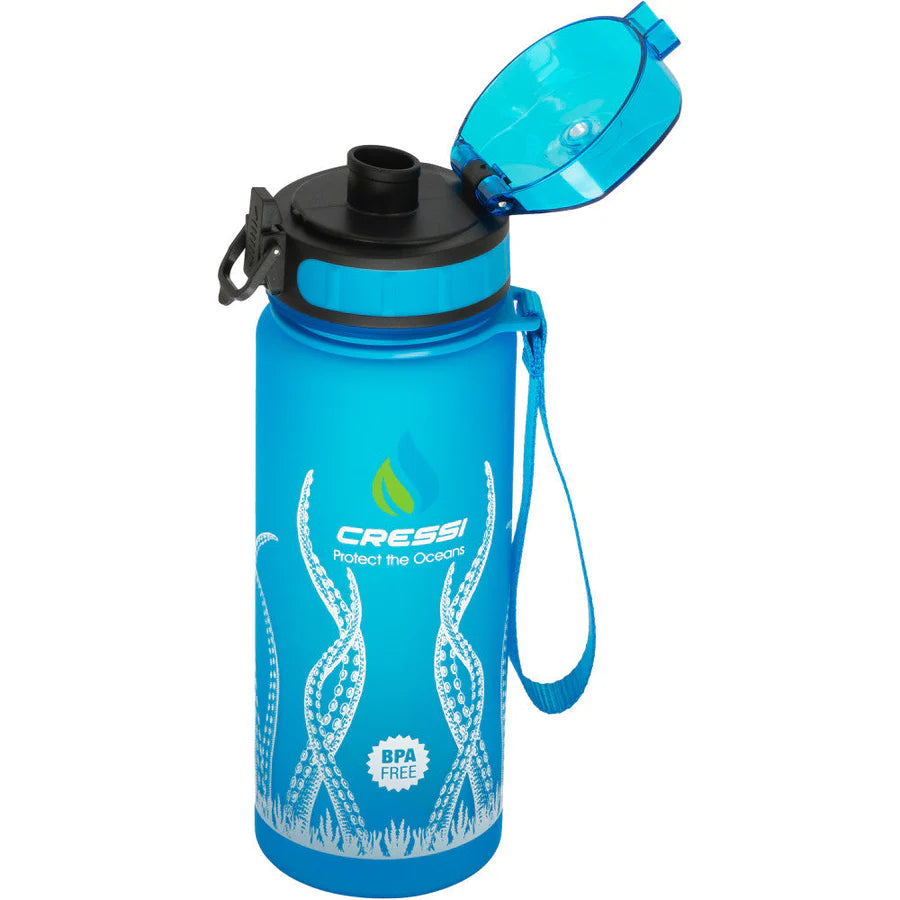 Cressi H2O Frosted Water Bottle | Cressi Diving Gear Canada.