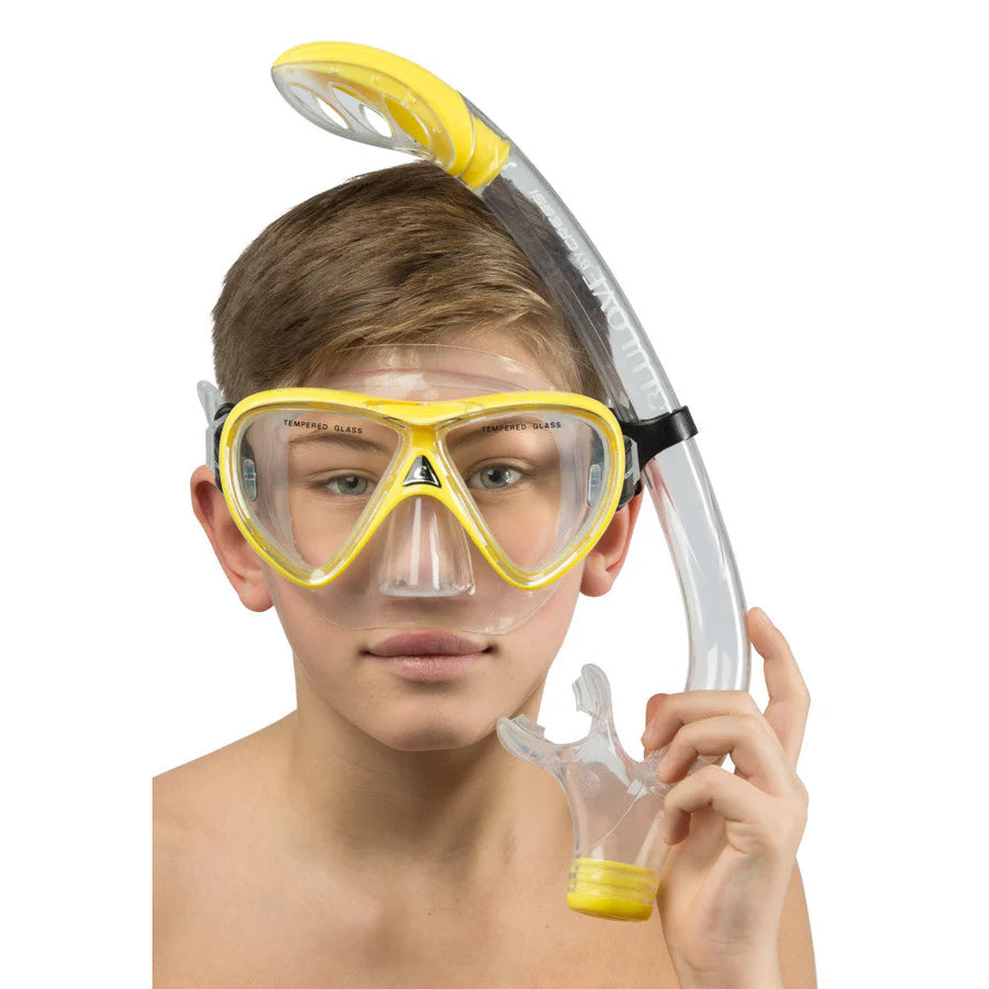 Cressi Pegaso & Iguana Kid's Snorkelling Combo | Cressi Diving Gear Canada.
