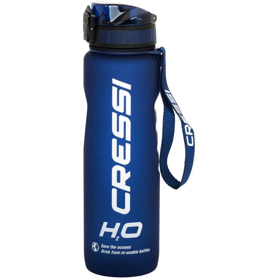 Cressi H2O Frosted Water Bottle | Cressi Diving Gear Canada.