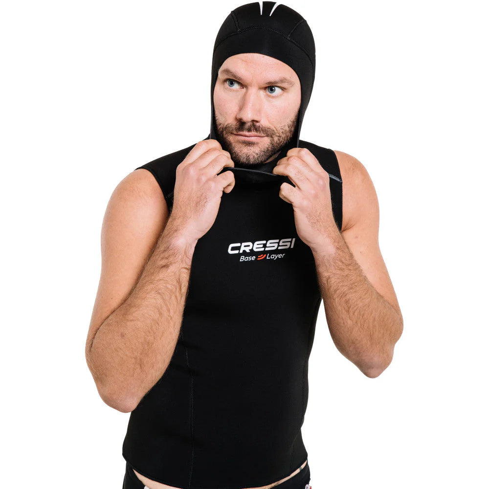 Cressi 2.5/5mm Base Layer Men's Hooded Neoprene Vest | Cressi Diving Gear Canada. Main image