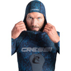 Cressi 3.5mm Tokugawa Open Cell with a Hood Men's 2-Piece Freediving Wetsuit | Cressi Diving Gear Canada.