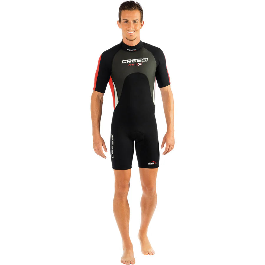 Cressi 2.5mm Med X Men's Shorty Wetsuit | Cressi Diving Gear Canada.