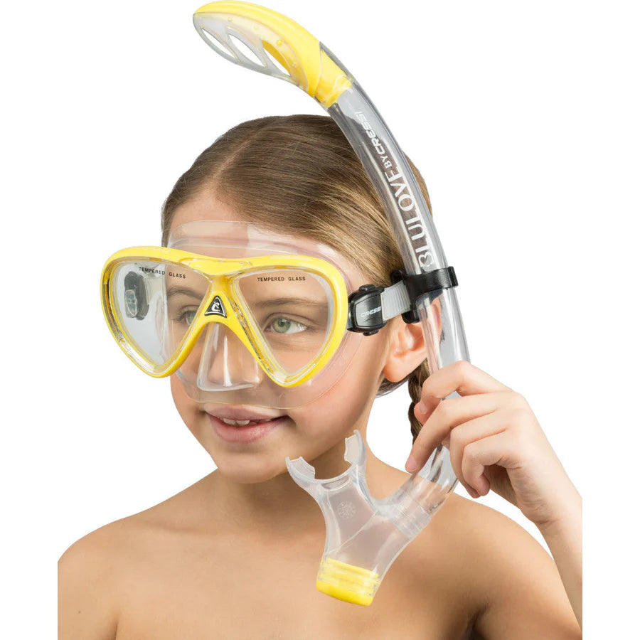 Cressi Pegaso & Iguana Kid's Snorkelling Combo | Cressi Diving Gear Canada.