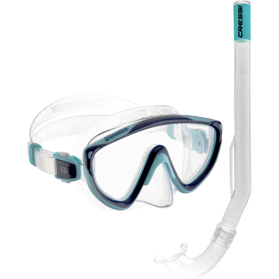 Cressi Tinetto & Mini Island Kid's Snorkelling Combo | Cressi Diving Gear Canada.