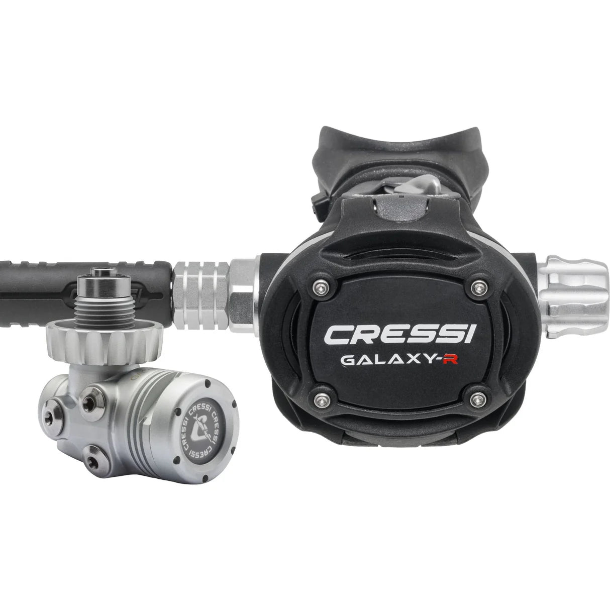 Cressi T10-SC Cromo / Galaxy-R Regulator | Cressi Diving Gear Canada.