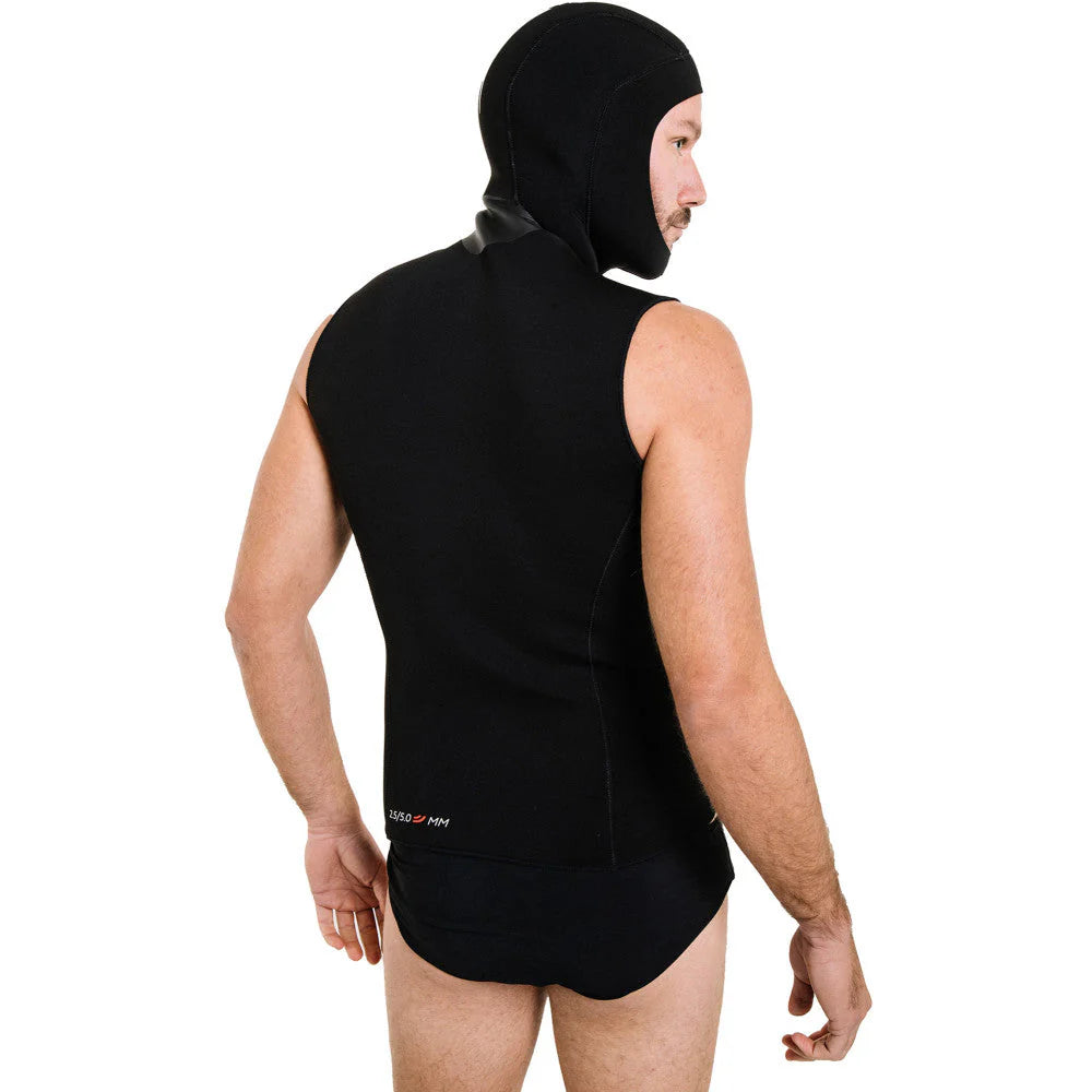 Cressi 2.5/5mm Base Layer Men's Hooded Neoprene Vest | Cressi Diving Gear Canada.