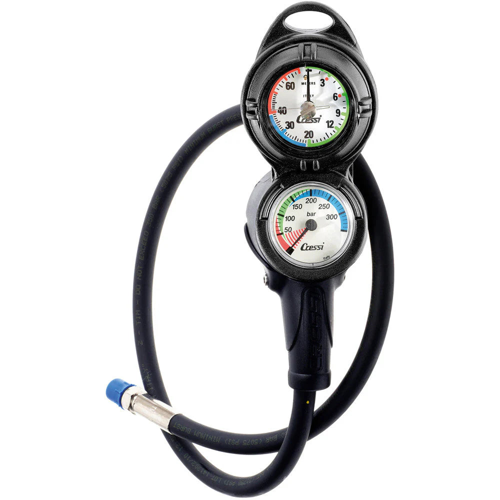 Cressi Console PD2 Depth & Pressure Gauge Imperial | Cressi Diving Gear Canada.