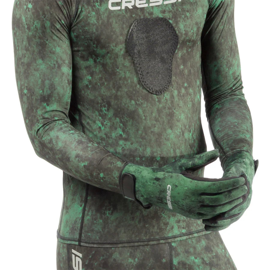 Cressi 2mm Green Hunter Gloves | Cressi Diving Gear Canada.