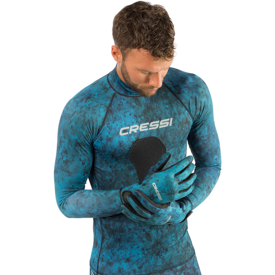 Cressi 2mm Green Hunter Gloves | Cressi Diving Gear Canada.