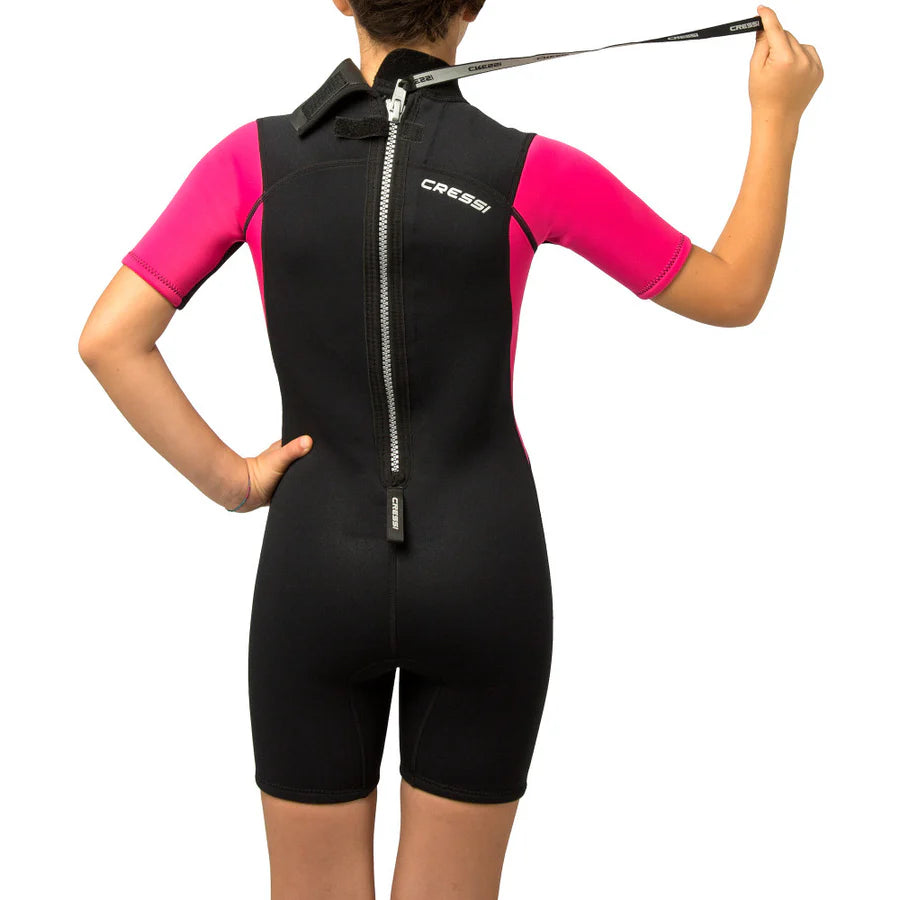 Cressi 2.5mm Med X Shorty Junior Girl's Wetsuit | Cressi Diving Gear Canada.