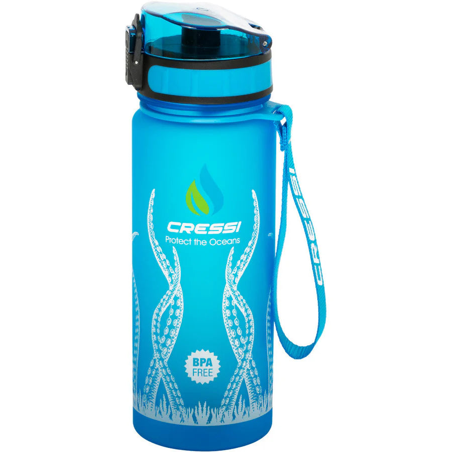 Cressi H2O Frosted Water Bottle | Cressi Diving Gear Canada.